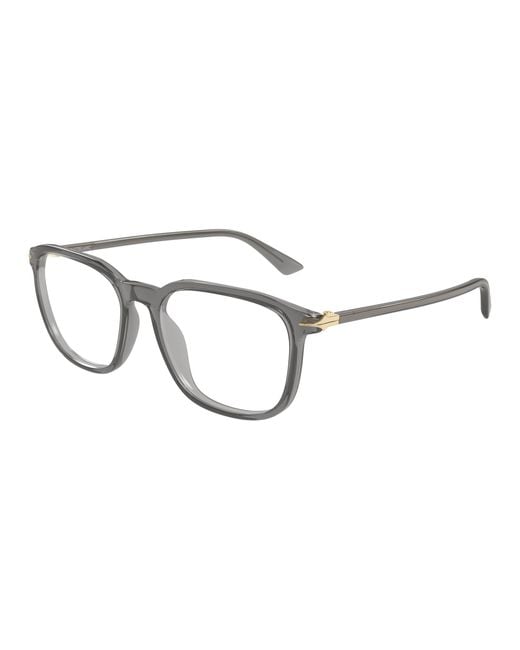 Montblanc Black Mb0438O 003 Optical Frames Acetate Transparent Squared for men