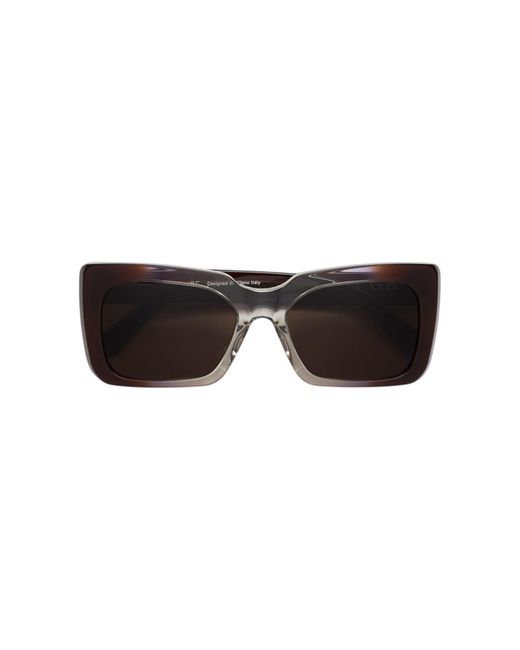 Retrosuperfuture Black Drw Senta Side Fade Sunglasses Acetate Squared Normal