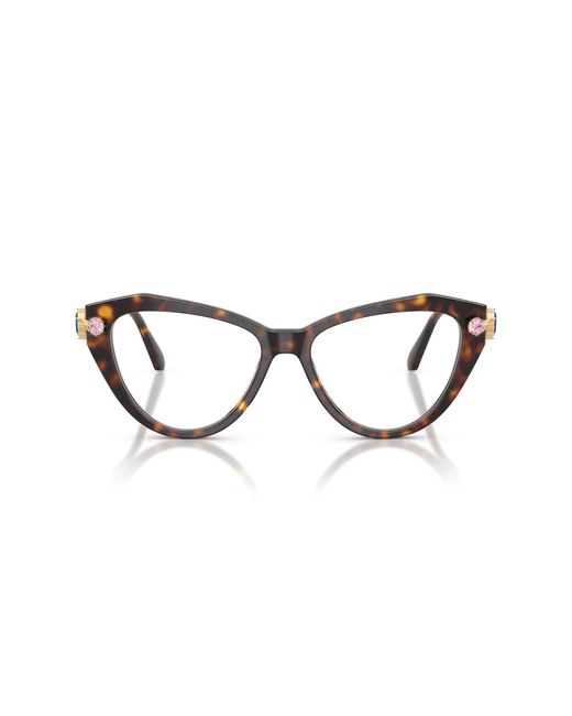 Swarovski Black Sk2047 1002 Optical Frames Acetate Cat Eye Normal