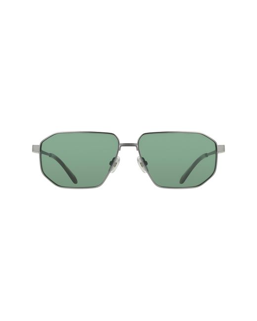 Ferragamo Black Sf340S 071 Sunglasses Titanium Squared Normal for men