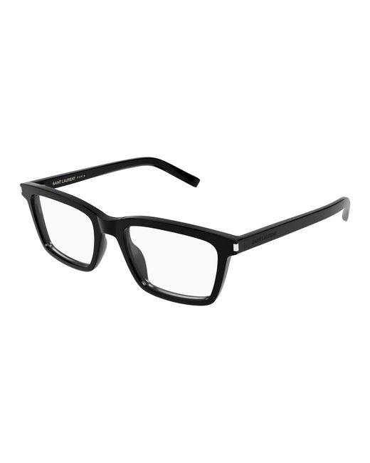 Saint Laurent Black Sl 842 001 Optical Frames Acetate Transparent Squared