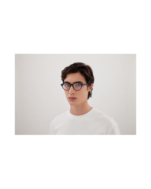 Gucci Black Gg1894O 004 Optical Frames Acetate Transparent Round for men