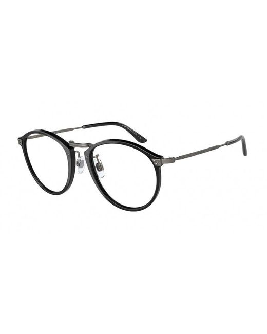 Giorgio Armani Black Ar 318M 5001 Optical Frames Acetate Pantos Normal for men