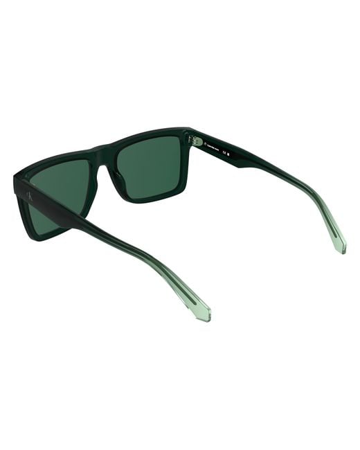 Calvin Klein Green Ckj26601S 304 Sunglasses Bio-Injected Squared Normal for men