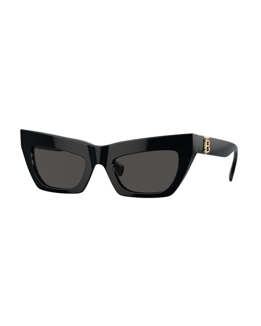 Burberry Black Be4405 300187 Sunglasses Acetate Cat Eye Normal