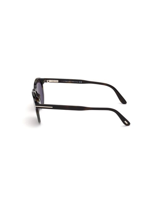 Tom Ford Black Ft0834 Dante 56A Sunglasses Acetate Round Normal for men