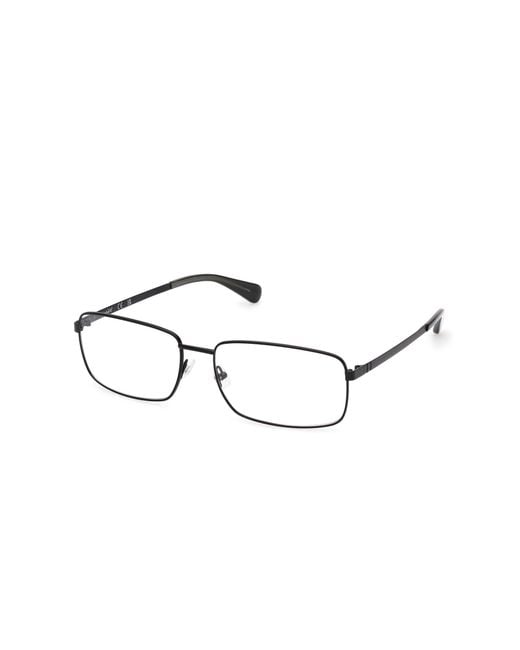 Timberland Black Tb50038 002 Optical Frames Metal Squared Normal for men
