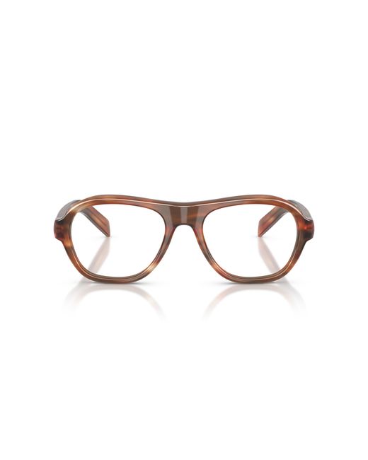 Prada Black Pr C12V 24G1O1 Optical Frames Acetate Transparent Pillow Normal