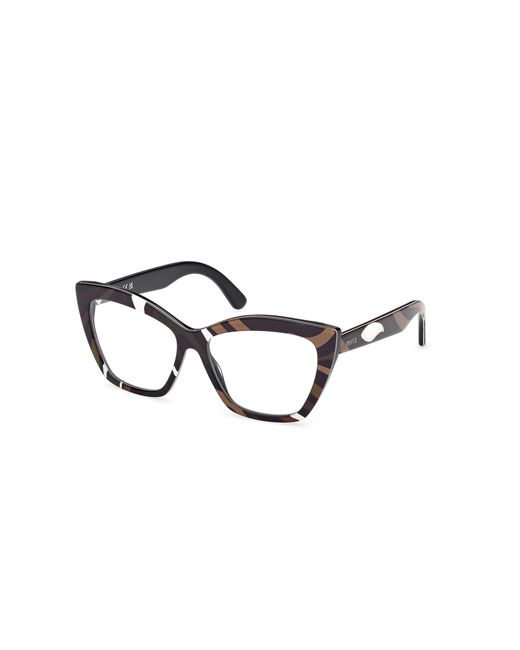 Emilio Pucci Black Ep5275 099 Optical Frames Acetate Cat Eye Normal
