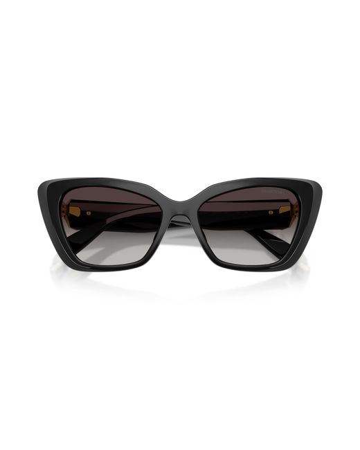 Swarovski Black Sk6047 10018G Sunglasses Injected Cat Eye Normal Nuanced