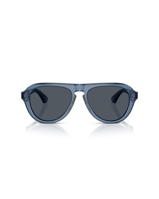 Burberry Black Be4437U 411787 Sunglasses Acetate Pilot Normal for men