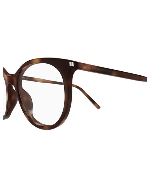 Saint Laurent Black Sl 891 005 Optical Frames Acetate Transparent Cat Eye