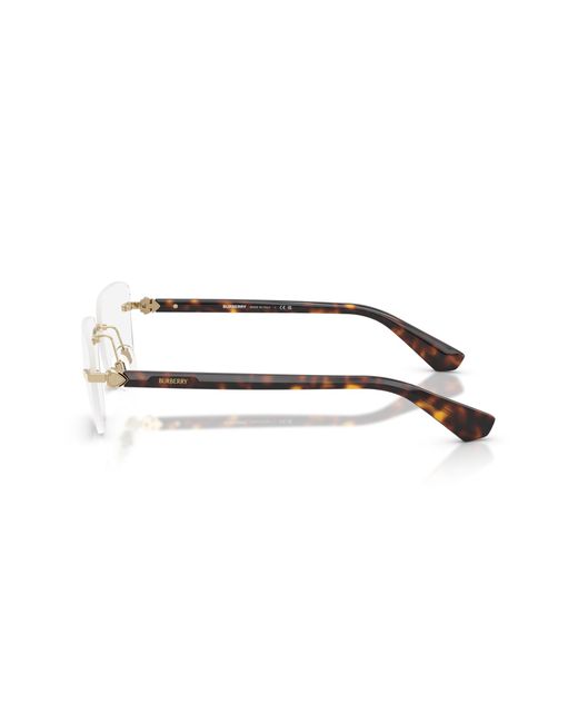 Burberry Black Be1392 1109 Optical Frames Metal Squared Normal for men
