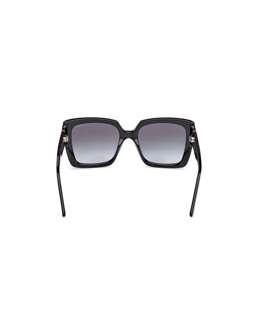 Guess Black Gu00200 01B Sunglasses Injected Smoke Squared Normal