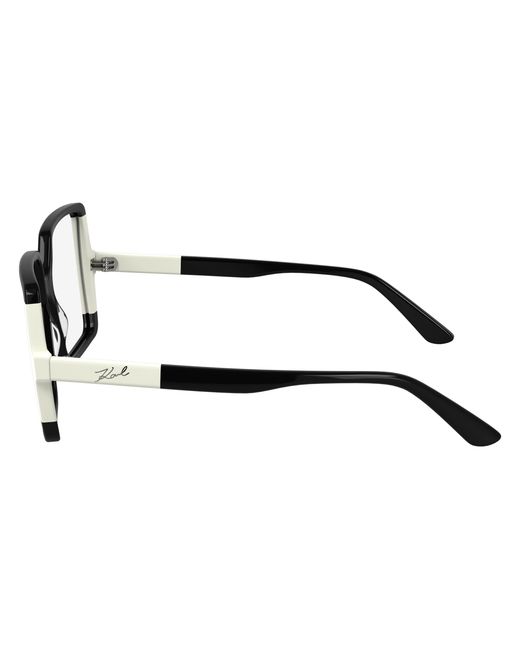 Karl Lagerfeld Black Kl6169 006 Optical Frames Acetate Squared Normal