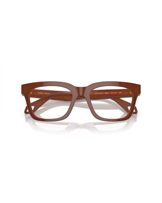 Giorgio Armani Black Ar7247U 6042 Optical Frames Acetate Transparent Pillow Normal for men