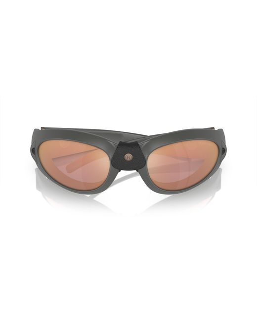 Giorgio Armani Black Ar8201Q 60504Z Sunglasses Injected Round Mirrored for men