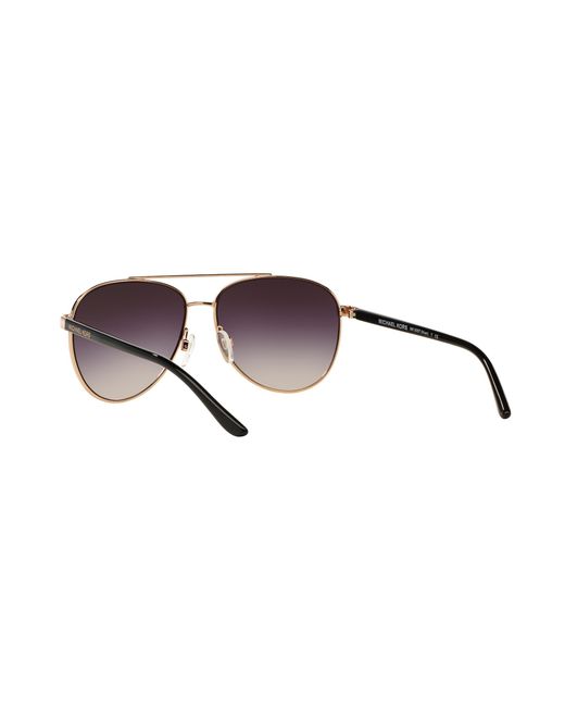 Michael Kors Black Mk5007 Hvar 109936 Sunglasses Metal Pilot Normal Shaded