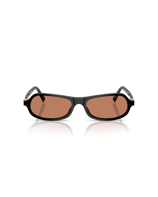 Miu Miu Black Mu B10Su 16K90Q Sunglasses Acetate Geometric Normal