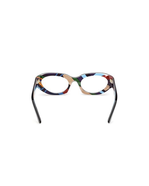 Emilio Pucci Black Ep5271 005 Optical Frames Acetate Cat Eye Normal