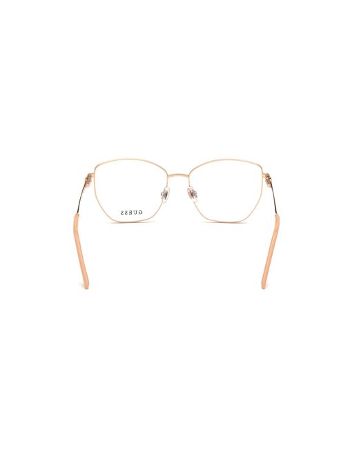 Guess Black Gu2825 028 Optical Frames Metal Squared Normal