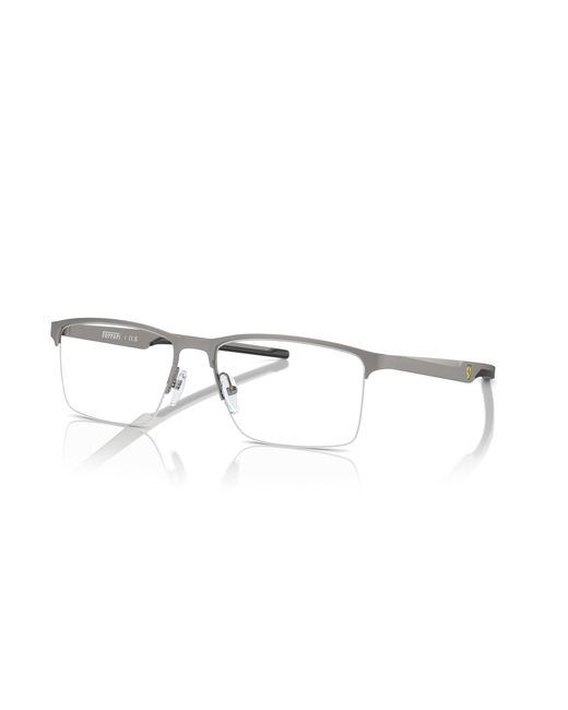 FERRARI SCUDERIA Black Fz7003 105 Optical Frames Metal Squared Normal for men
