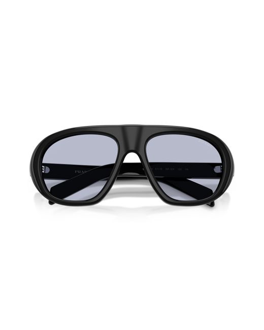 Prada Black Pr C05S 16K30X Sunglasses Acetate Geometric Normal