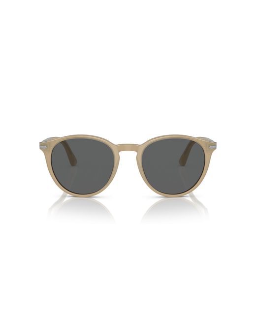 Persol Black Po3152S 1169B1 Sunglasses Acetate Round Normal for men