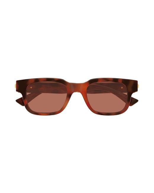 Bottega Veneta Black Bv1411S 002 Sunglasses Acetate Squared for men