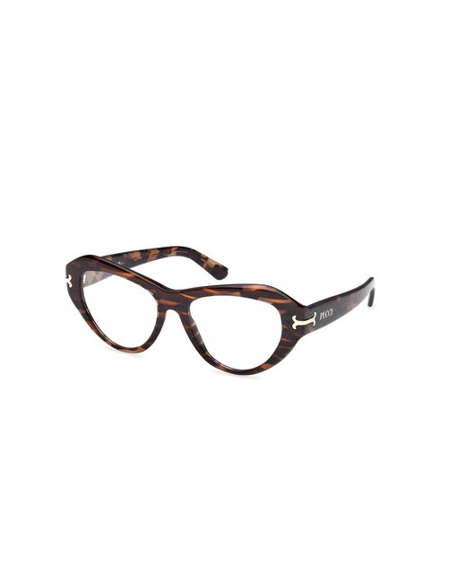 Emilio Pucci Black Ep5263 056 Optical Frames Acetate Cat Eye Normal