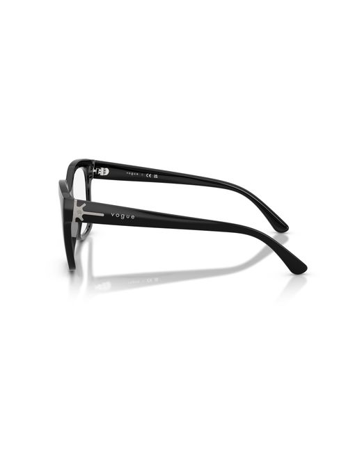 Vogue Eyewear Black Vo5691 W44 Optical Frames Nylon Transparent Squared Normal