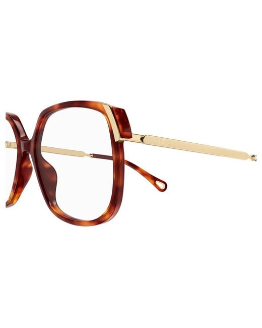 Chloé Black Ch0287O 007 Optical Frames Acetate Transparent Squared
