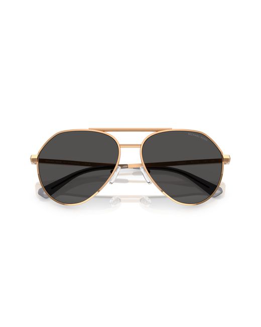 Michael Kors Black Mk1168 Brentwood 189987 Sunglasses Metal Pilot Normal for men