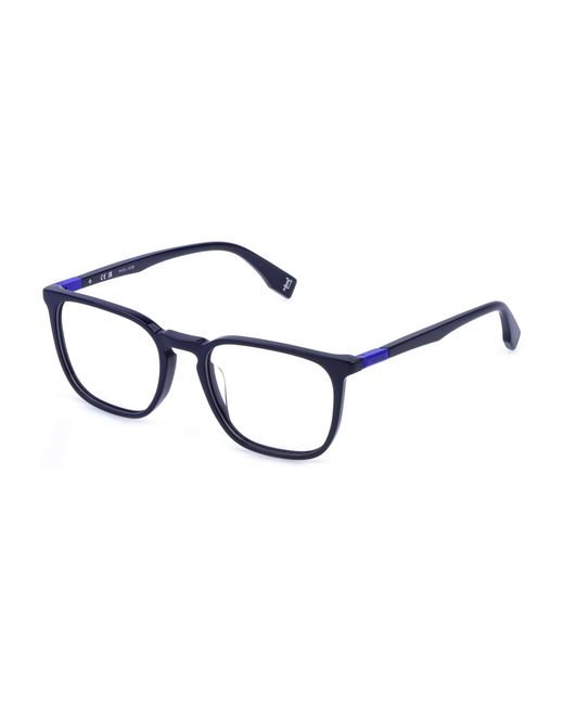 Police Black Vplr59 Playmaker 2 09Lj Optical Frames Acetate Squared for men