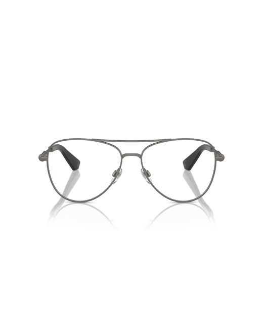 Burberry Black Be1386 1316 Optical Frames Metal Transparent Pilot Normal for men
