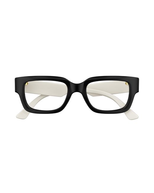 Gucci Black Gg1666O 005 Optical Frames Acetate Transparent Cat Eye