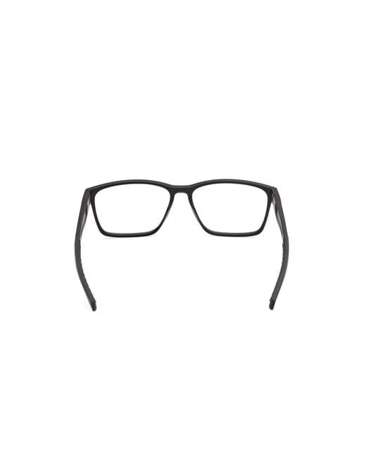 Adidas Originals Black Sp5133 2 Optical Frames Injected Squared Normal for men