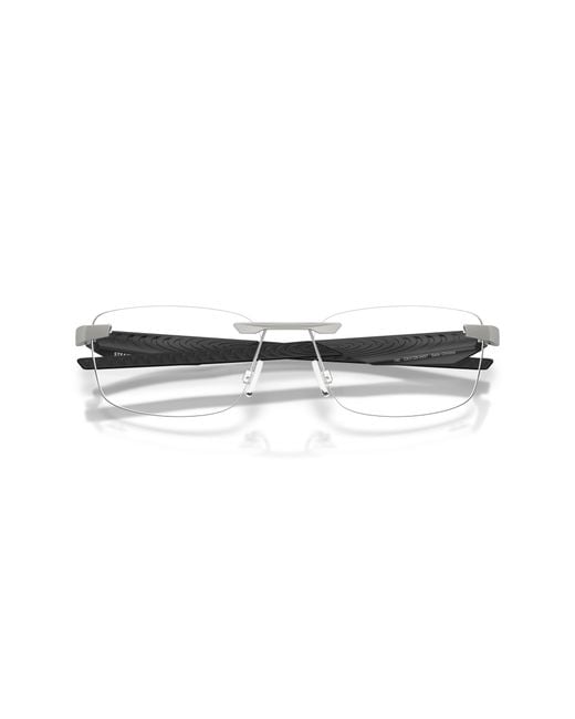 Oakley Black Ox3126 Steakhouse 1.0 312604 Optical Frames Metal Transparent Squared Normal
