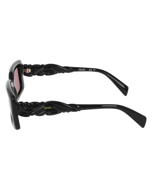 Liu Jo Black Lj806S 001 Sunglasses Bio-Inject Squared Normal
