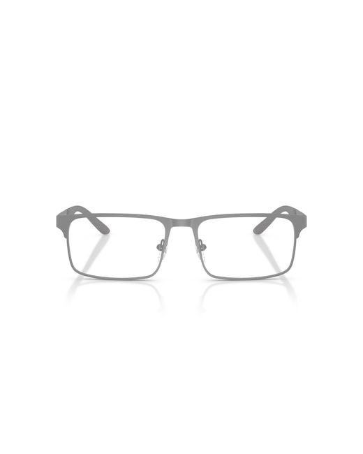 Emporio Armani Black Ea1170 3398 Optical Frames Metal Squared Normal for men
