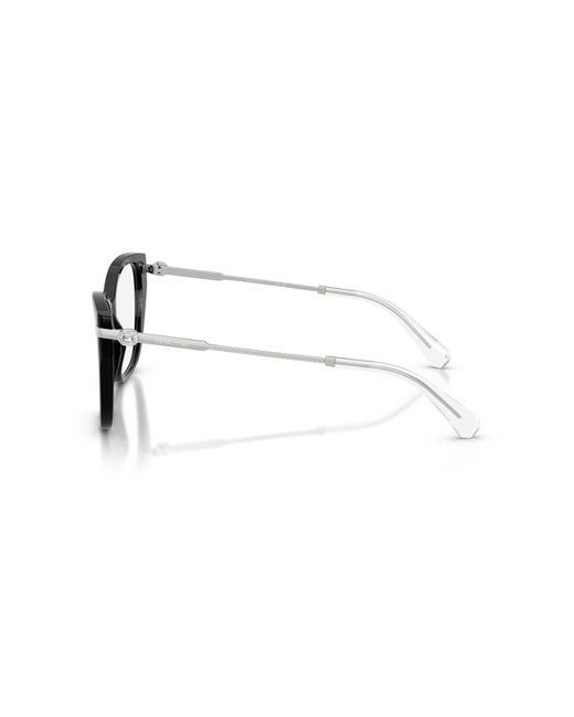 Swarovski Black Sk2060 1038 Optical Frames Acetate Transparent Cat Eye Normal