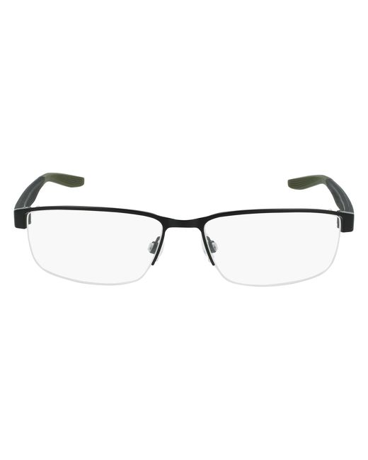 Nike Black 8138 003 Optical Frames Metal Squared Photochromatic for men