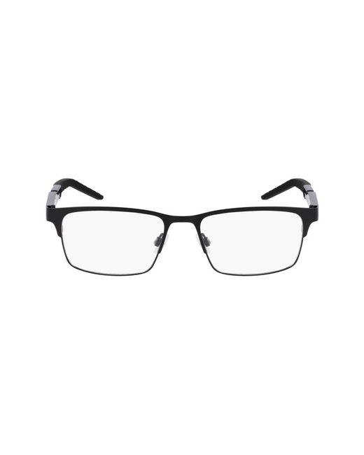 Nike Black 8154 001 Optical Frames Metal Squared Normal Photochromatic for men