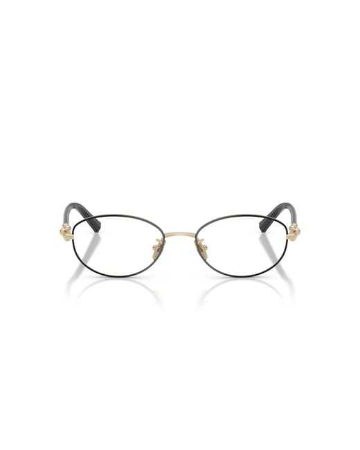 Tiffany & Co Black Tf1176D 6164 Optical Frames Metal Transparent Round Normal