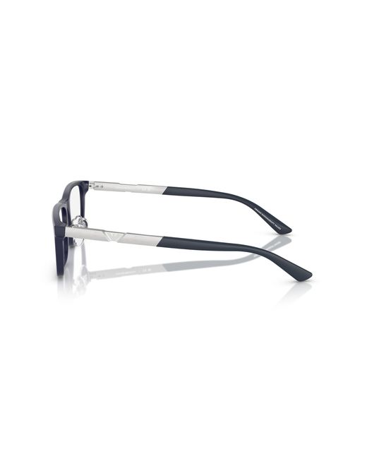 Emporio Armani Black Ea3251D 6189 Optical Frames Acetate Squared Normal for men