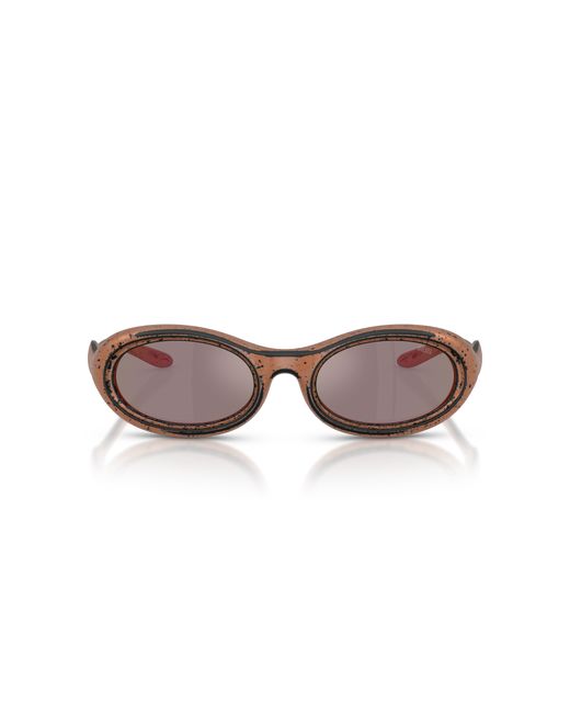 DIESEL Black Dl3011U 20114Z Sunglasses Injected Round Mirrored