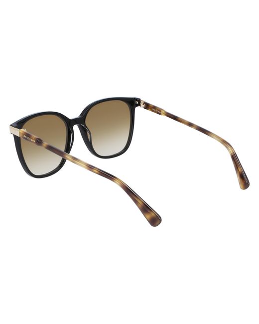 Longchamp Black Lo612S 010 Sunglasses Acetate Squared Normal Photochromatic