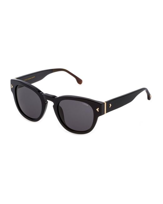 Lozza Black Sl4263 Agrigento 2 0700 Sunglasses Acetate Round Normal