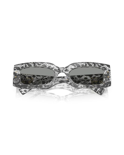 Dolce & Gabbana Black Dg4479 3287/1 Sunglasses Acetate Squared Normal