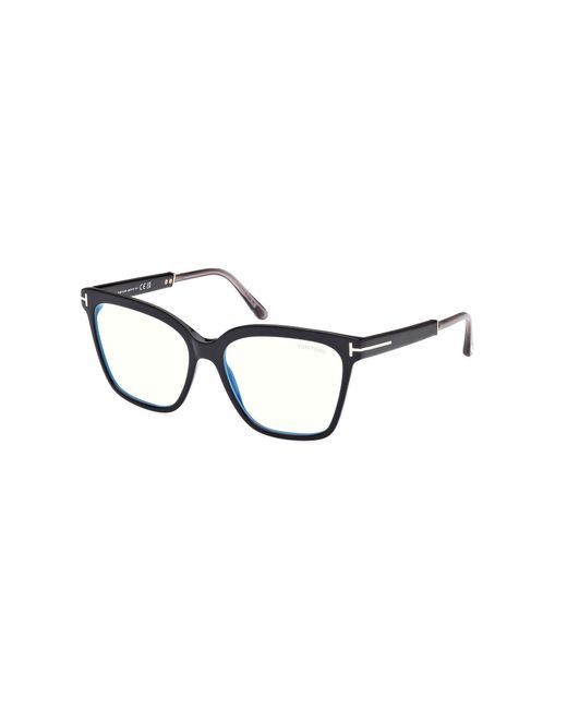 Tom Ford Black Ft5892-B 001 Optical Frames Acetate Squared Normal